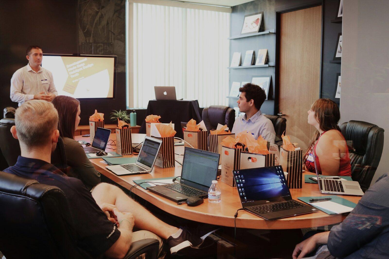 The Forge team around one table